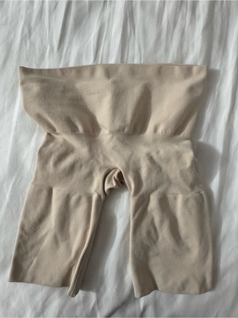 SKIMS shapewear above the knee shorts mid thigh w/ open gusset